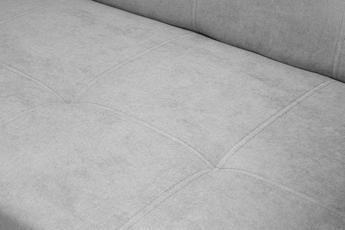 Francesca Sofa Bed Grey 3 Seater Fabric View